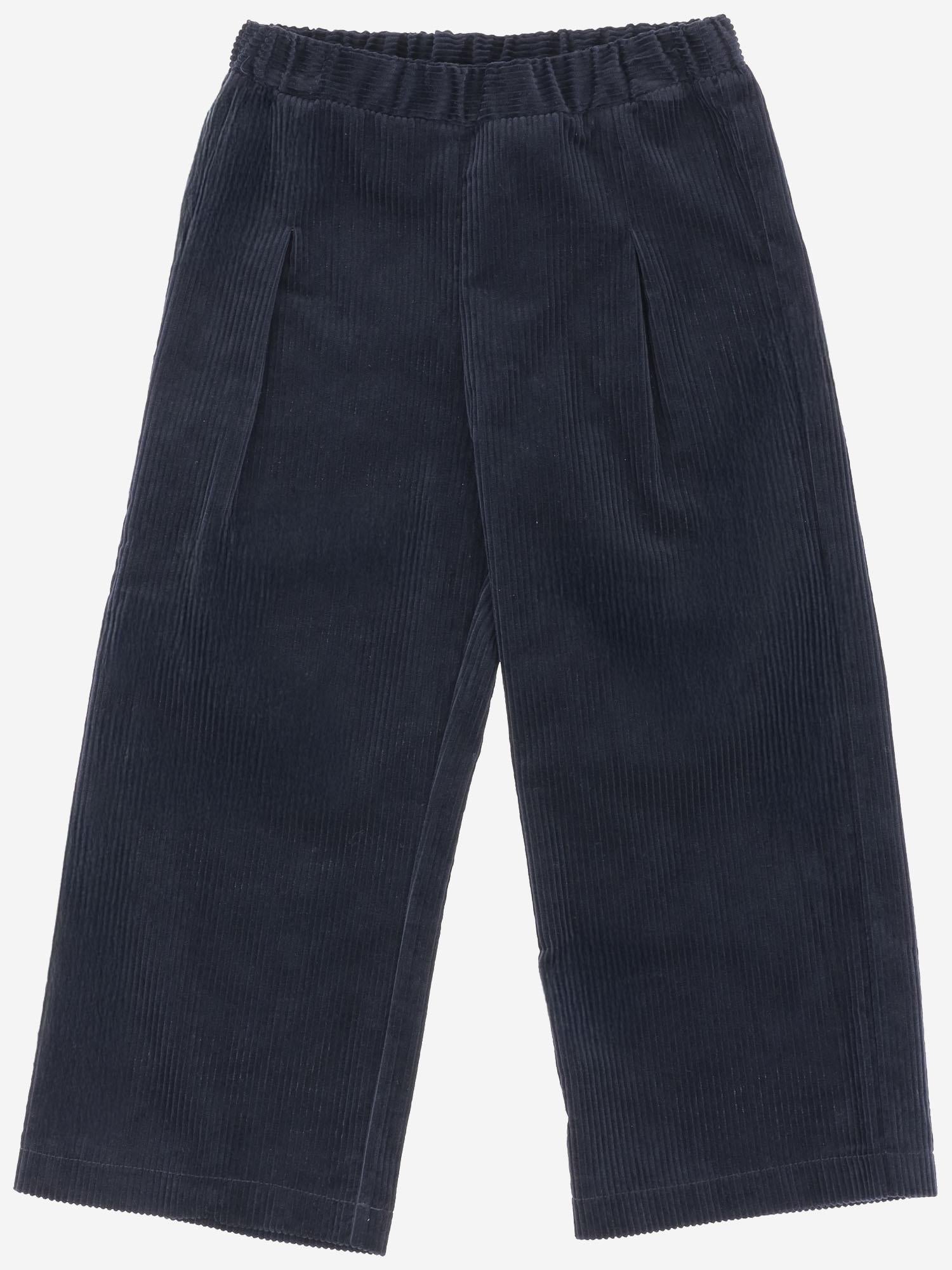 PANTALONI IN VELLUTO A COSTE THELMA 70 NICOLETTA FANNA KIDS 