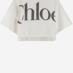 T-SHIRT CROP OVERSIZE CH24AJH09183 101 CHLOE 