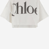T-SHIRT CROP OVERSIZE CH24AJH09183 101 CHLOE 