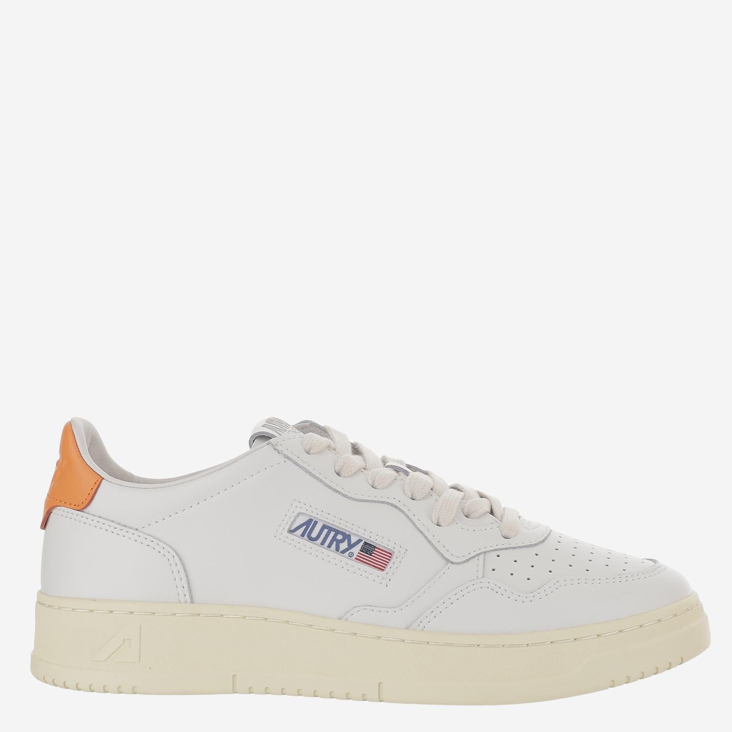 SNEAKERS MEDALIST LOW AULMLL26 LEATLEATWHTPRORANGE AUTRY 
