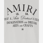 T-SHIRT IN COTONE CON STAMPA LOGO AKJYTE 1011White AMIRI KIDS 