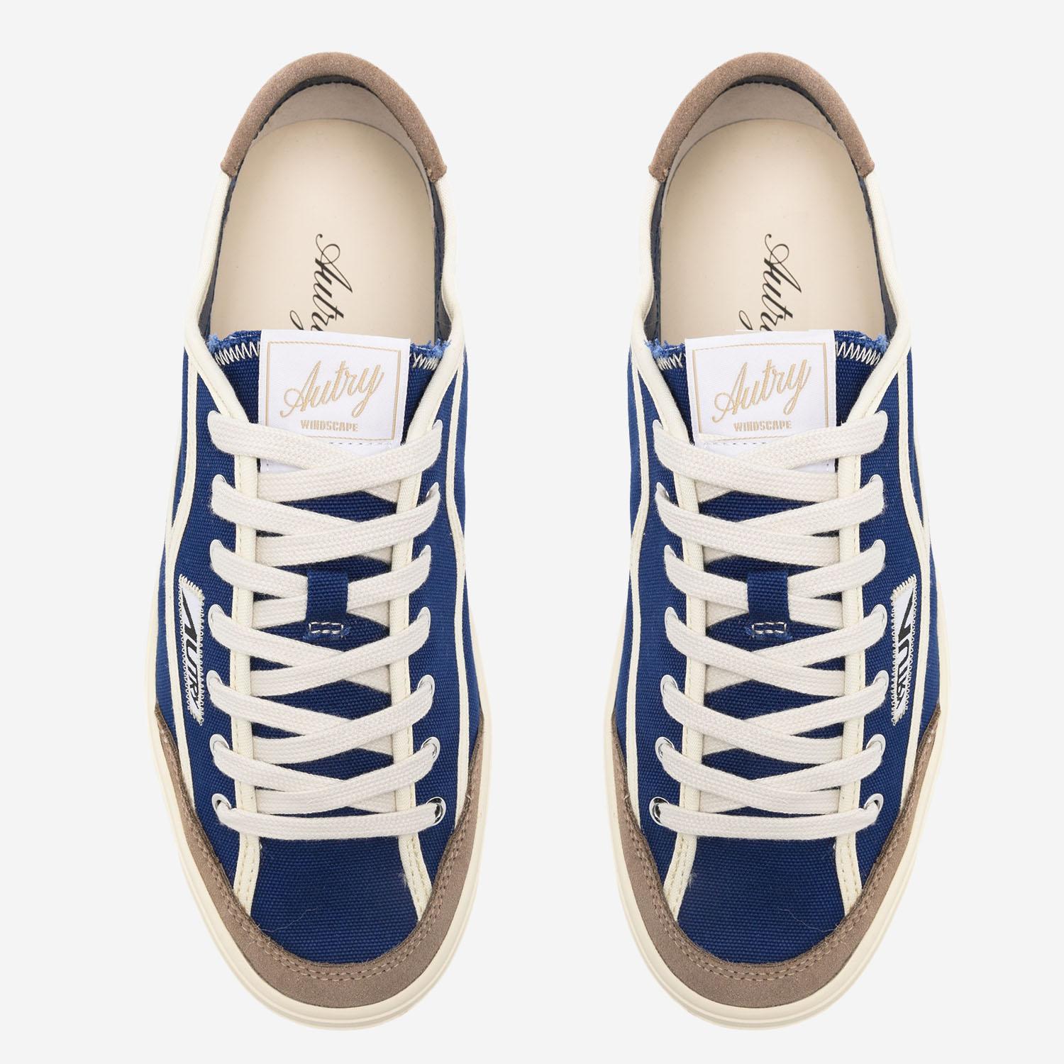 SNEAKERS WINDSCAPE LOW IN CANVAS SCLMCQ02 CANVBICSUEESTBLURUT AUTRY 