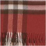 SCIARPA IN CASHMERE CON MOTIVO CHECK 8112645 ROUXRED BURBERRY 