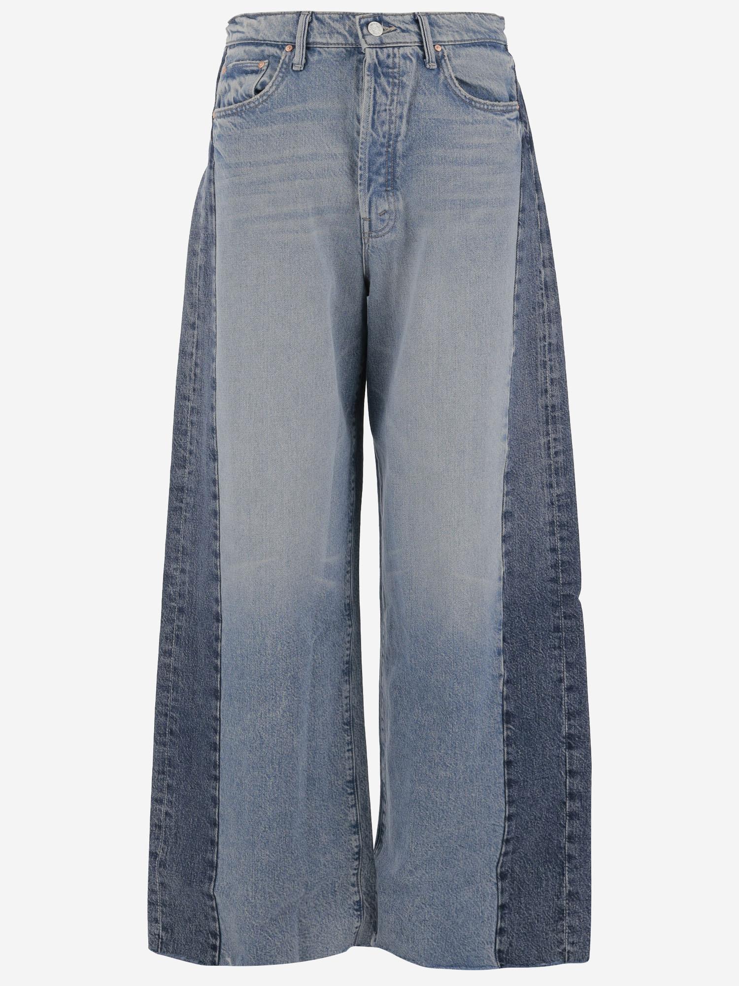 JEANS PATCHWORK IN DENIM DI COTONE 11316 1085BDK MOTHER 