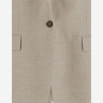 GIACCA IN MISTO LINO E  LANA JADRIANNE11B 520142EA826 TAGLIATORE 