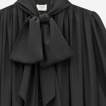 Abito in crêpe di seta 832871 Y7K761000 SAINT LAURENT 