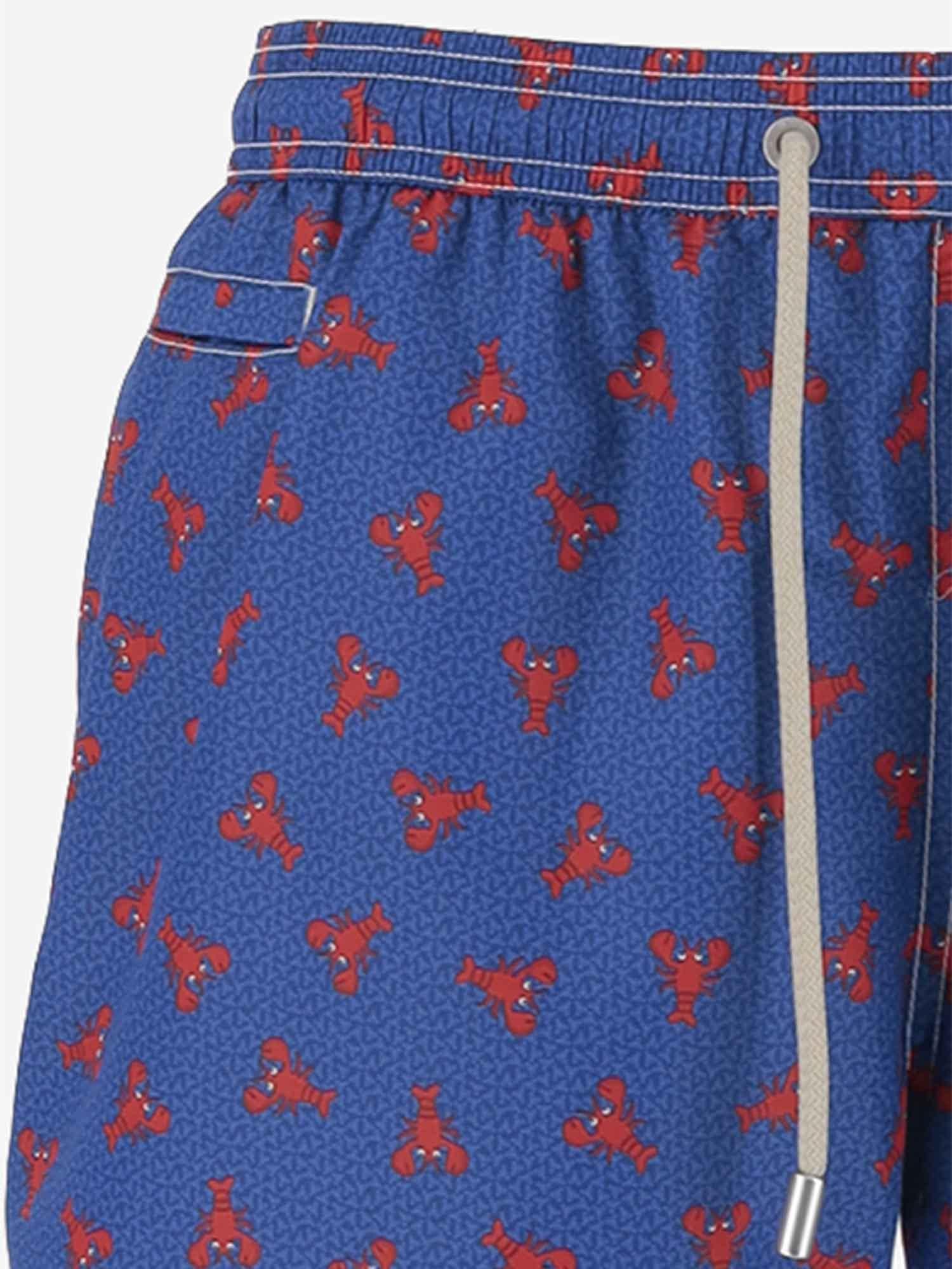 SHORTS DA BAGNO IN NYLON CON MOTIVO FANTASIA LIG0003 02144L MC2 SAINT BARTH 