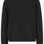 CARDIGAN IN CASHMERE D229WS ASPHALT OLIVER LATTUGHI 