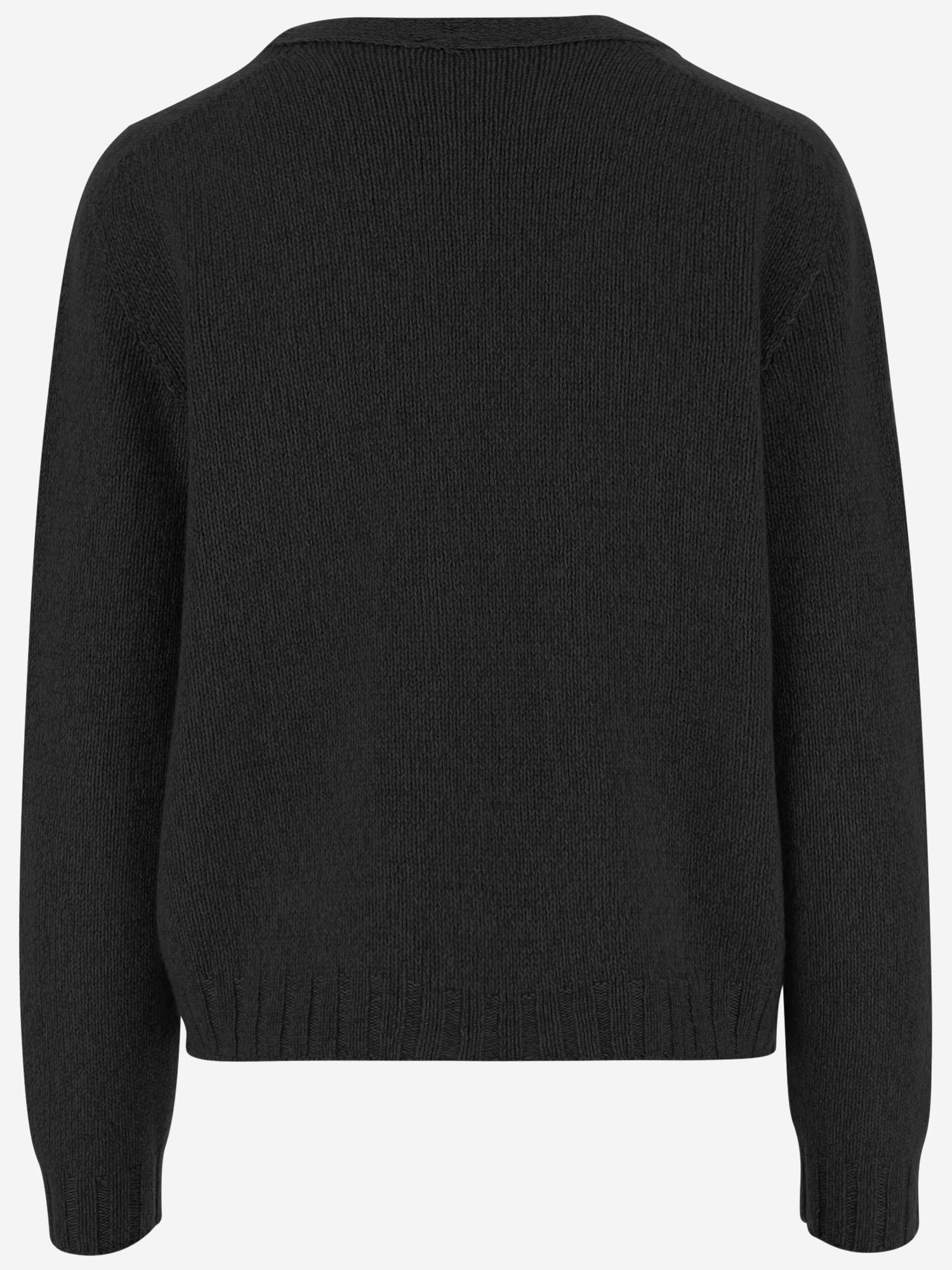 CARDIGAN IN CASHMERE D229WS ASPHALT OLIVER LATTUGHI 