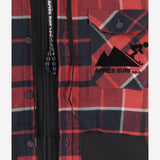 GIACCA IN MISTO COTONE CON STAMPA POSTERIORE 03GUSTAVOVERSHIRT RED APRES SURF 