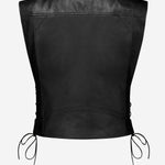 GILET DA MOTOCICLISTA IN PELLE 865045 YCUS21000 SAINT LAURENT 