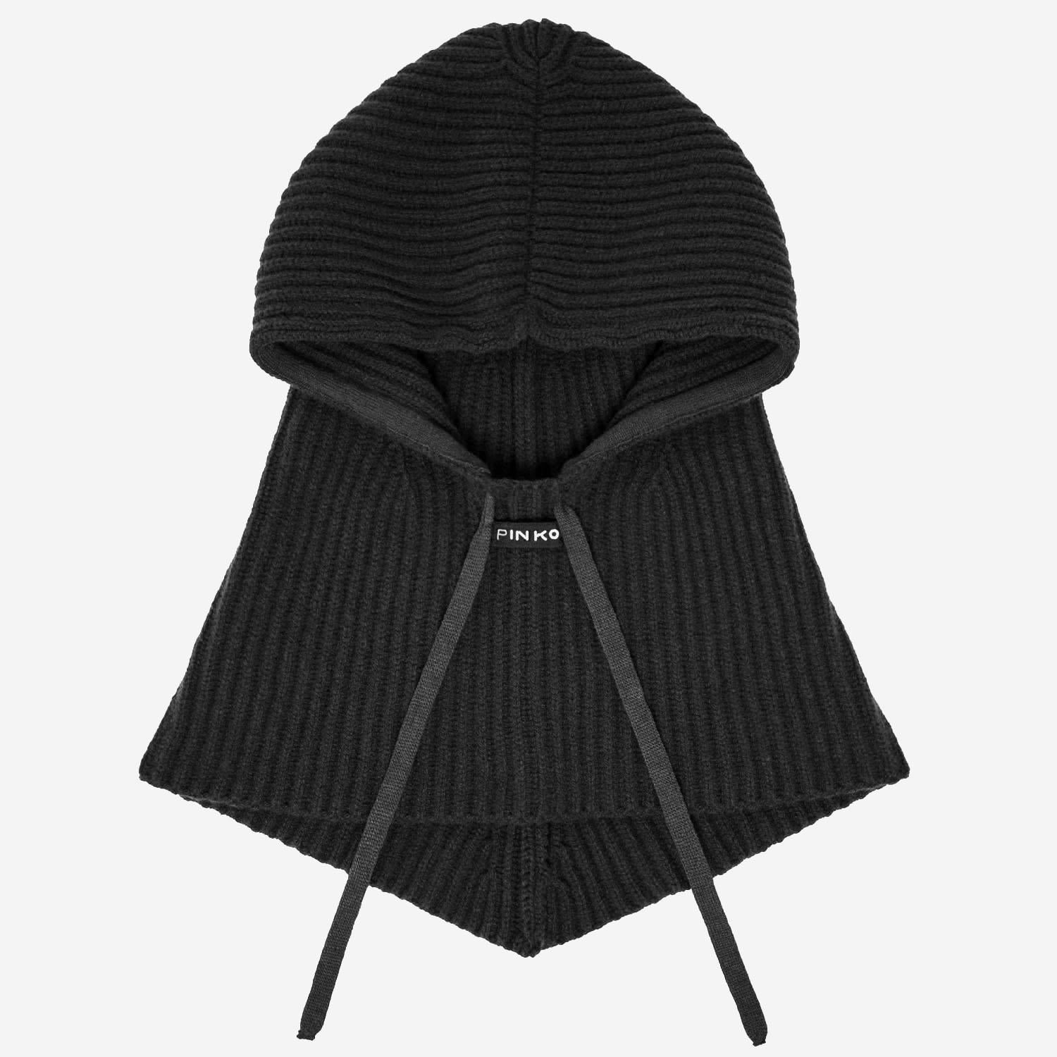 Balaclava a costine con coulisse 104494 A2Z1Z99 PINKO 