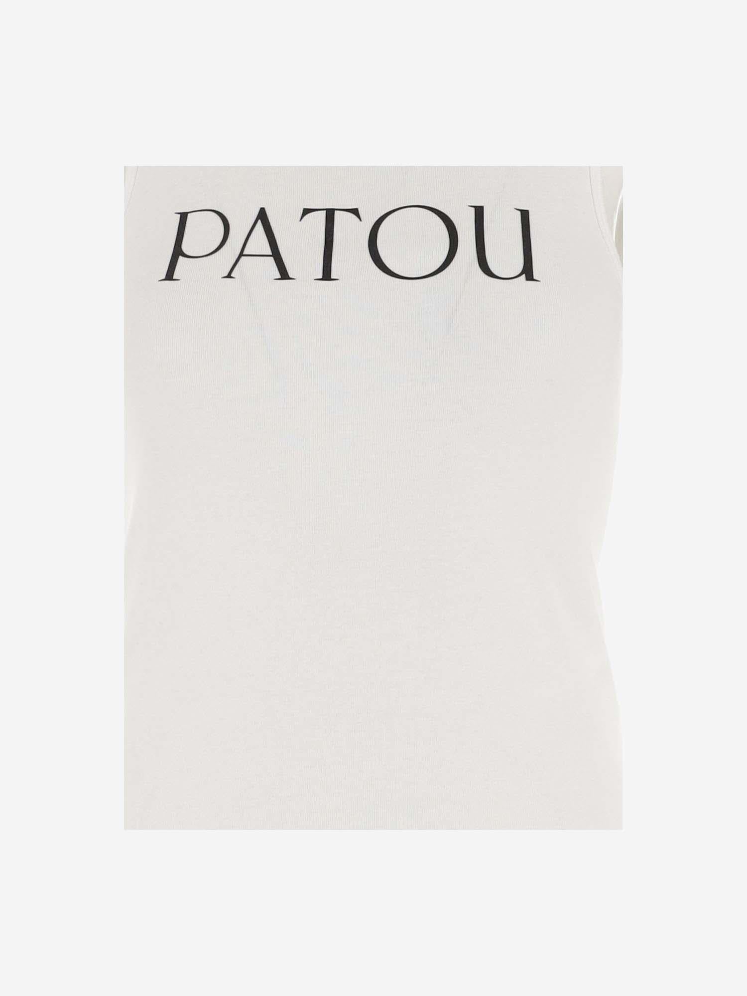 TANK TOP CON LOGO JE0159994 001W PATOU 