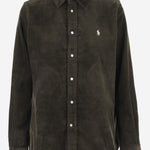 CAMICIA IN VELLUTO DI COTONE STRETCH 211971526 001 POLO RALPH LAUREN 