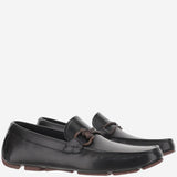 Mocassini Driver con ornamento Gancini FRONT4 110NEROCIOCCOLATONERO SALVATORE FERRAGAMO 