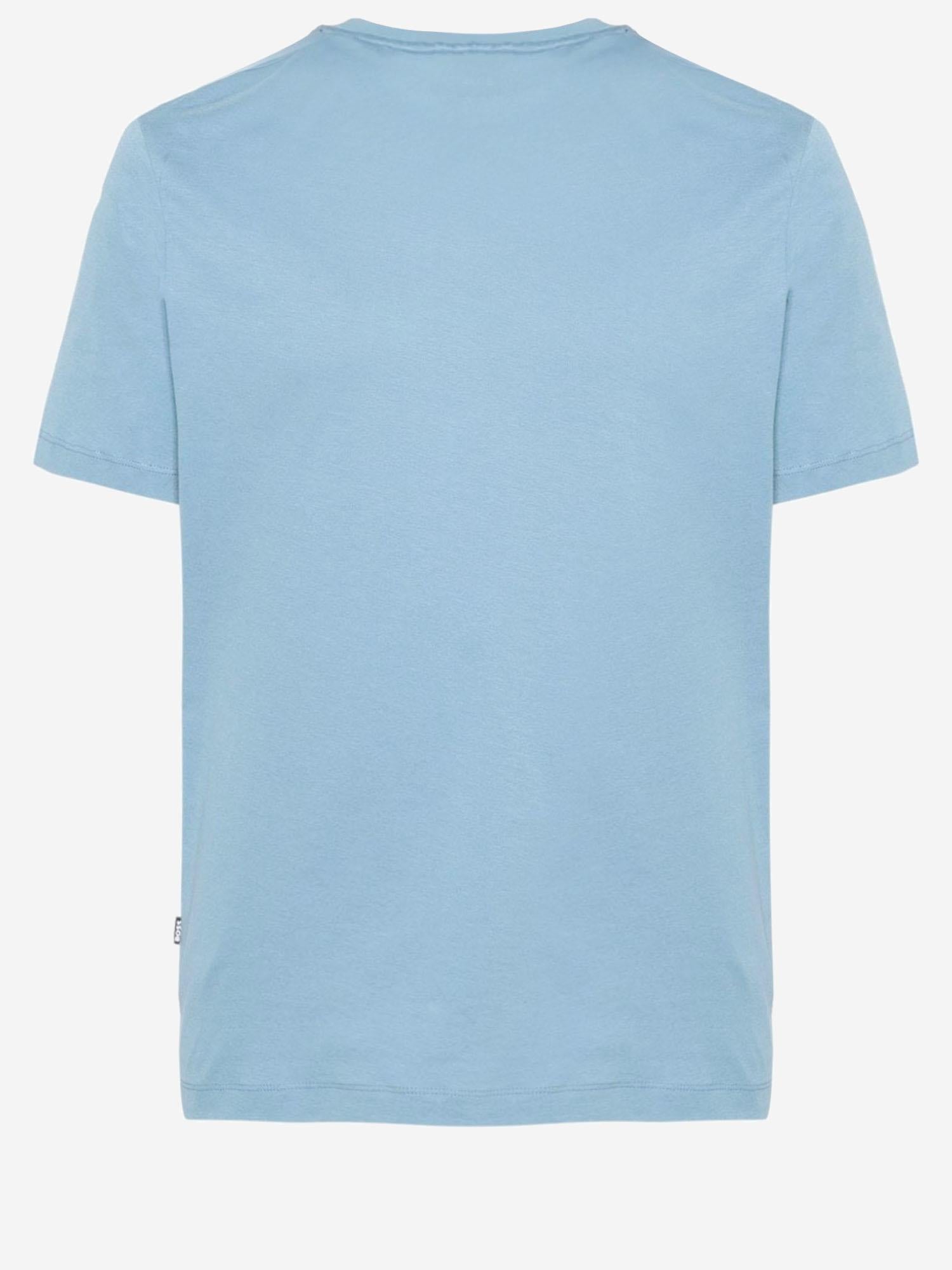 T-SHIRT IN COTONE CON LOGO 50468347 450 HUGO BOSS 