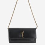 BORSA SUNSET BOX IN PELLE 810997 0SX0W1000 SAINT LAURENT 