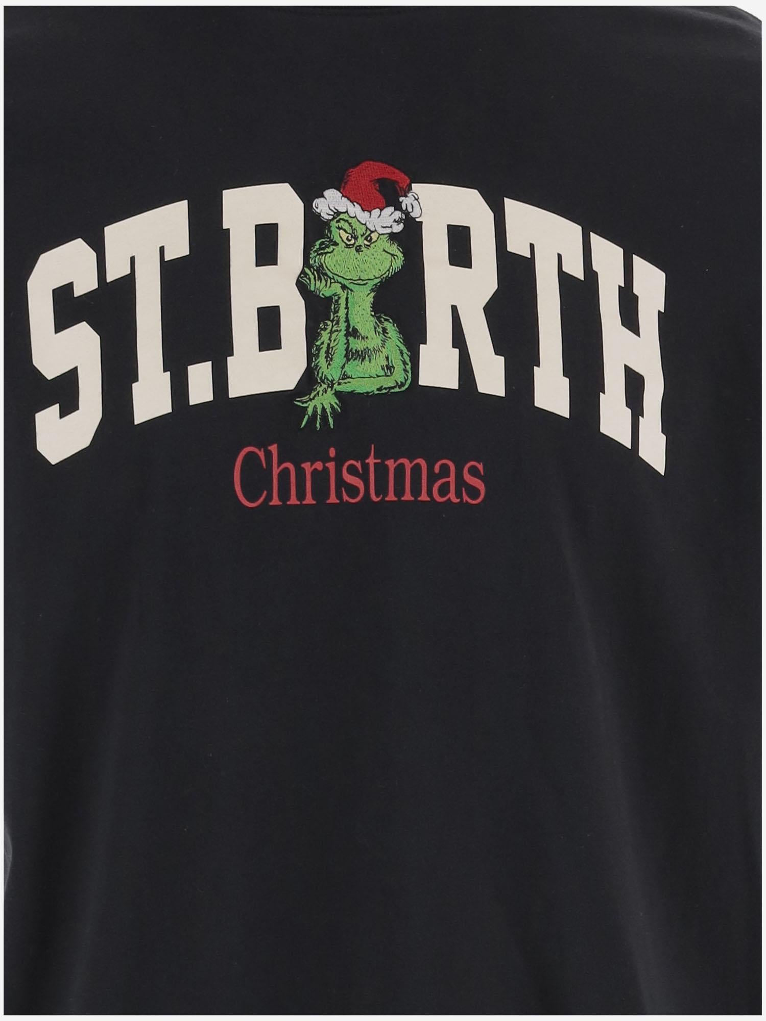 T-SHIRT IN COTONE CON  LOGO ARN0004 03116I MC2 SAINT BARTH 