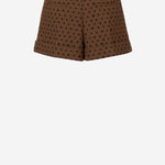 SHORTS IN LANA CON MOTIVO FALENA DOTS FR6690 AW7EF1UKN FENDI 