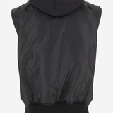 GIUBBOTO SMANICATO con cappuccio in felpa 1033BIGKAUNABOMBER BLACK APRES SURF 