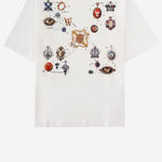 T-SHIRT IN COTONE CON LOGO 44MAA120S26J003100 1000 OFF-WHITE 