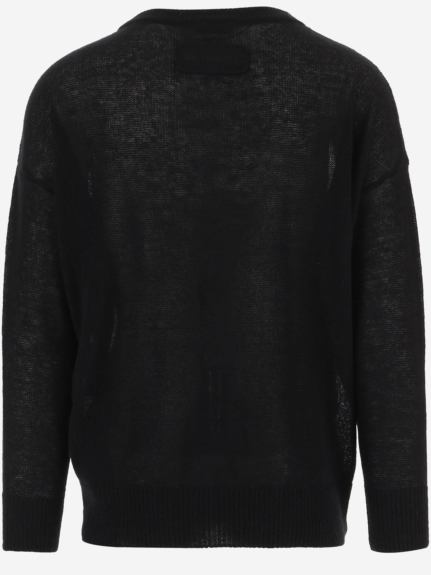 MAGLIA IN CASHMERE 870687 T41521000 BALENCIAGA 