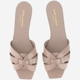 SANDALI NU PIEDS 05 STRAPPY IN PELLE LUCIDA 571952 B8I009935 SAINT LAURENT 
