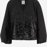 Giubbotto con applicazione paillettes S2635 7000709 SOI 