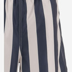 SHORTS DA BAGNO LUNGHI A RIGHE HBW316AW0027 A027 AMI 