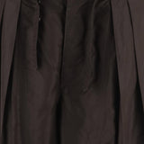 PANTALONI IN SETA CON PINCE 869591 V6D802608 BOTTEGA VENETA 