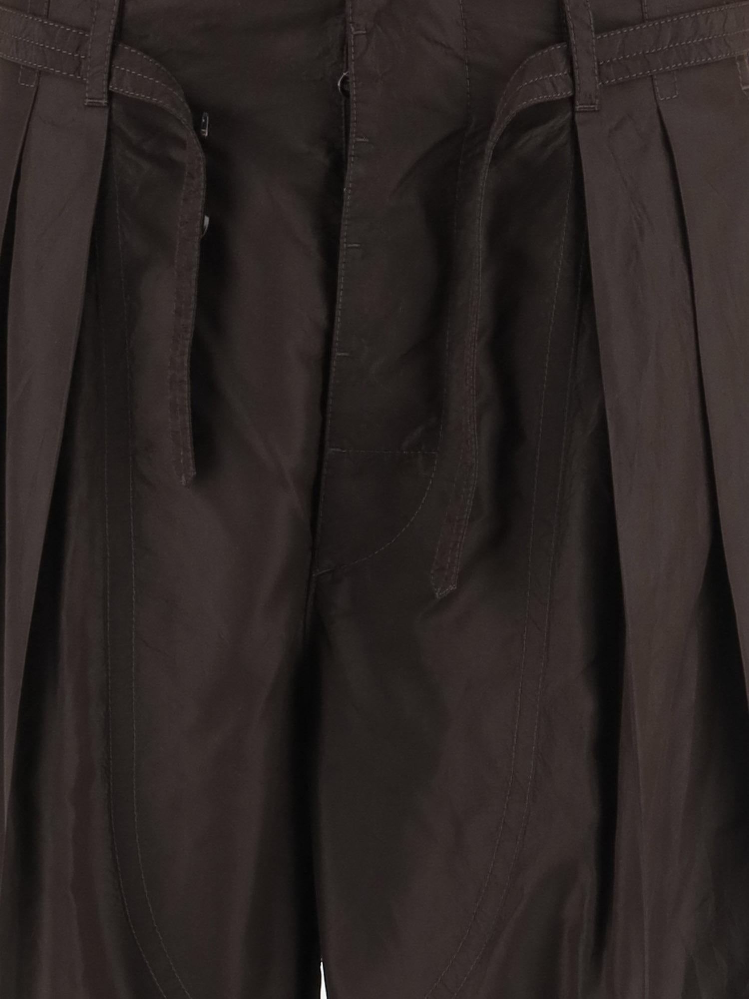 PANTALONI IN SETA CON PINCE 869591 V6D802608 BOTTEGA VENETA 