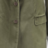GIACCA MONOPETTO IN VELLUTO DI COTONE STRETCH JBERTHA16B 800020V1174 TAGLIATORE 