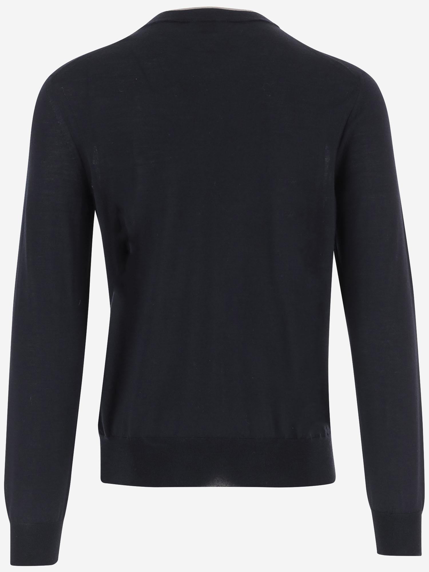 Maglia navy in misto lana JUMSG027 000Y99 JACOB COHEN 