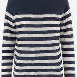 MAGLIA IN CASHMERE CON MOTIVO A RIGHE R2C103 110 BRUNO MANETTI 