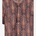 Camicia in cotone con stampa grafica 6V0AA111ATM BC1 VALENTINO 