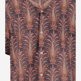 Camicia in cotone con stampa grafica 6V0AA111ATM BC1 VALENTINO 