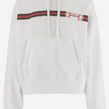 FELPA IN COTONE CON STAMPA LOGO 837930 XJHM09051 GUCCI 