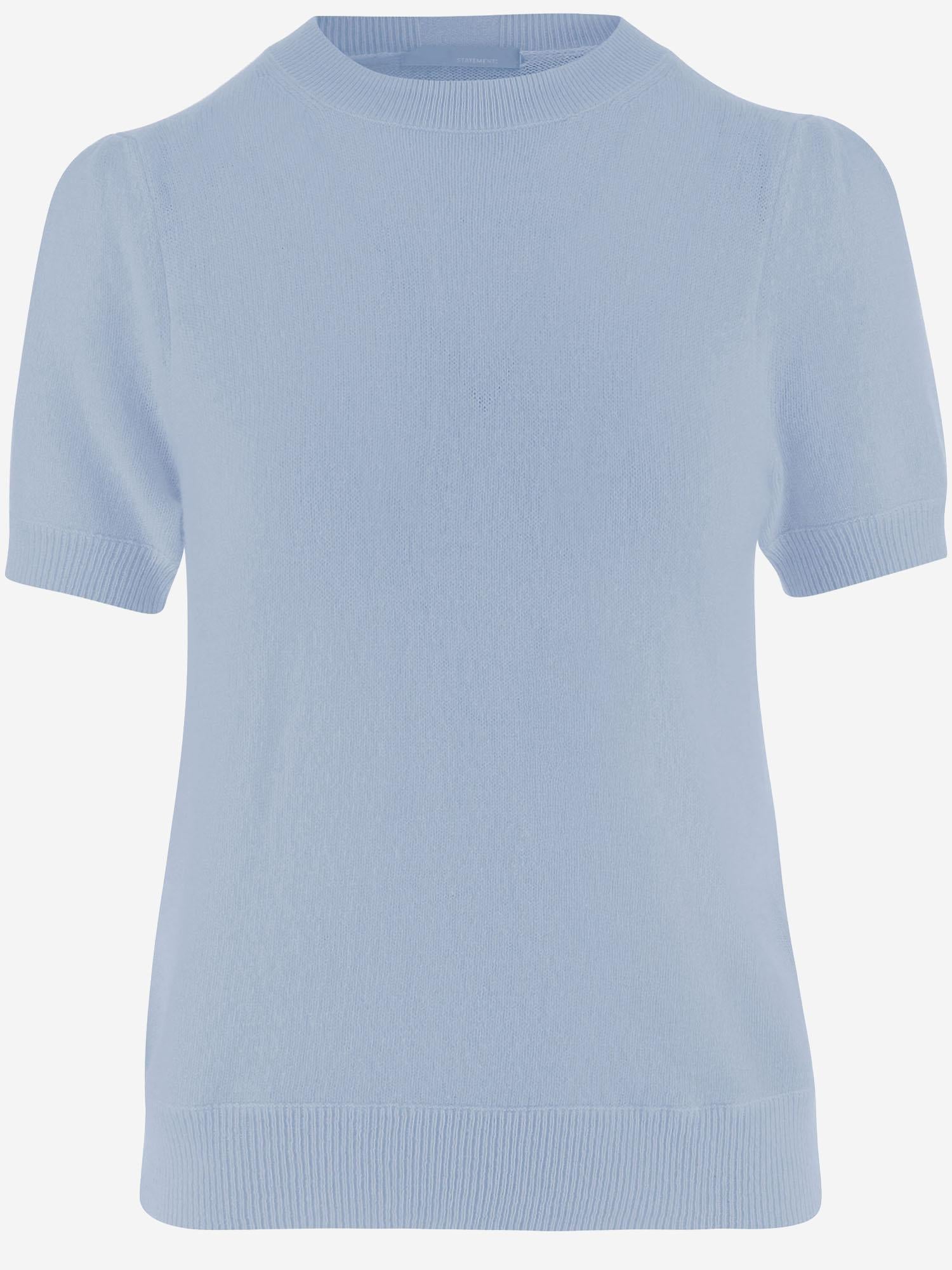 Maglia A MANICHE CORTE IN CASHMERE 26211132 11 ALLUDE 