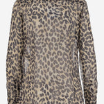 CAMICIA IN SETA CON MOTIVO LEOPADRATA 54406892 12111 ASPESI 