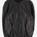 Bomber smanicato in pelle 872003 TUS111000 BALENCIAGA 