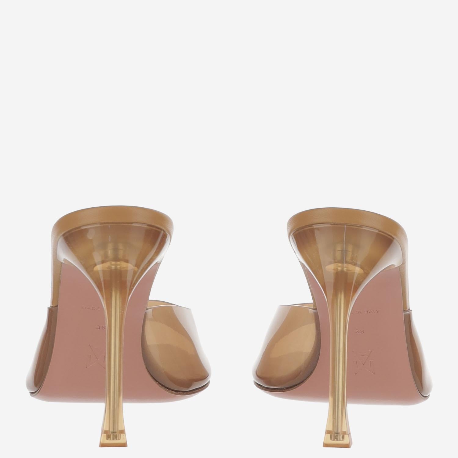 SANDALI ALEXA GLASS ALEXAGLASSSLIPPER 95LATTE AMINA MUADDI 