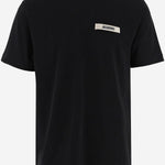 T-SHIRT IN COTONE CON LOGO TSM00133AJ00226 990 JACQUEMUS 