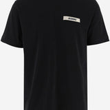 T-SHIRT IN COTONE CON LOGO TSM00133AJ00226 990 JACQUEMUS 