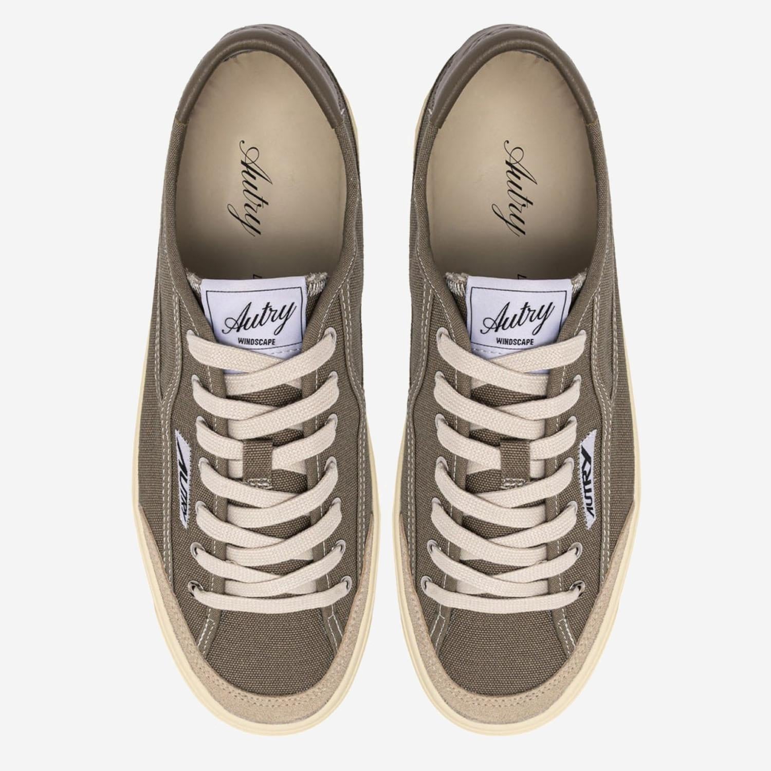 SNEAKERS WINDSCAPE LOW IN CANVAS SCLMCU03 CANVSUEMILITARY AUTRY 