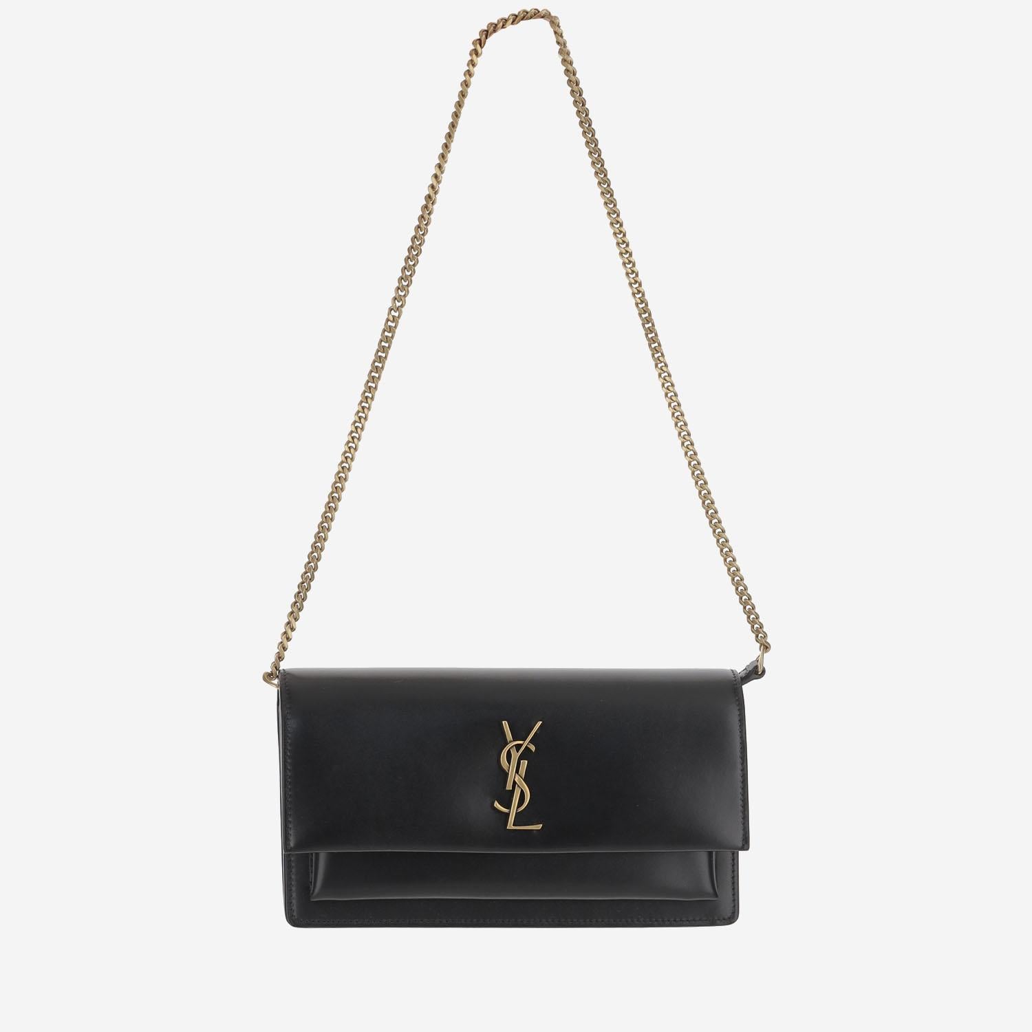 BORSA SUNSET BOX IN PELLE 810997 0SX0W1000 SAINT LAURENT 