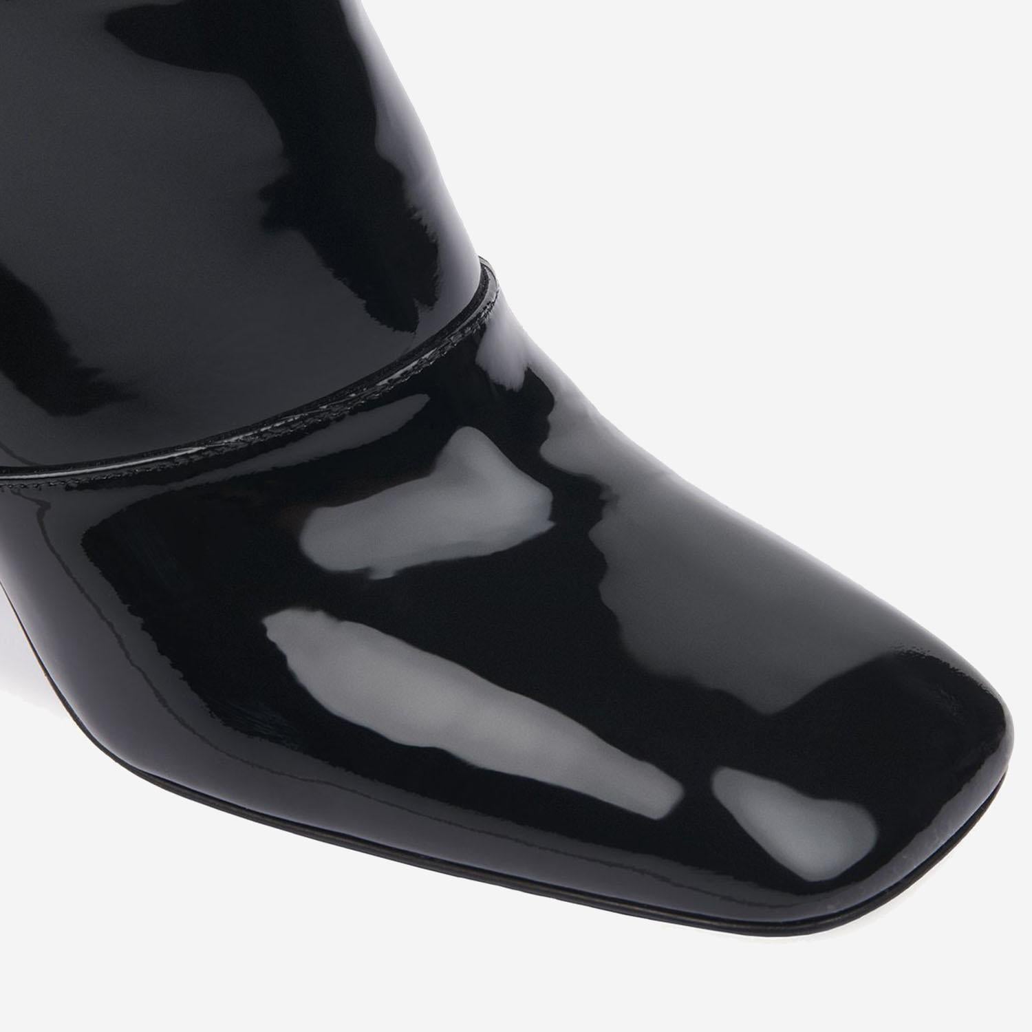 STIVALETTI JANIS CON TACCO IN PELLE LUCIDA CH25A11JSG 001 CHLOE 