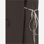 GILET IN VISCOSA CON REVER 010436 2071606* DRIES VAN NOTEN 