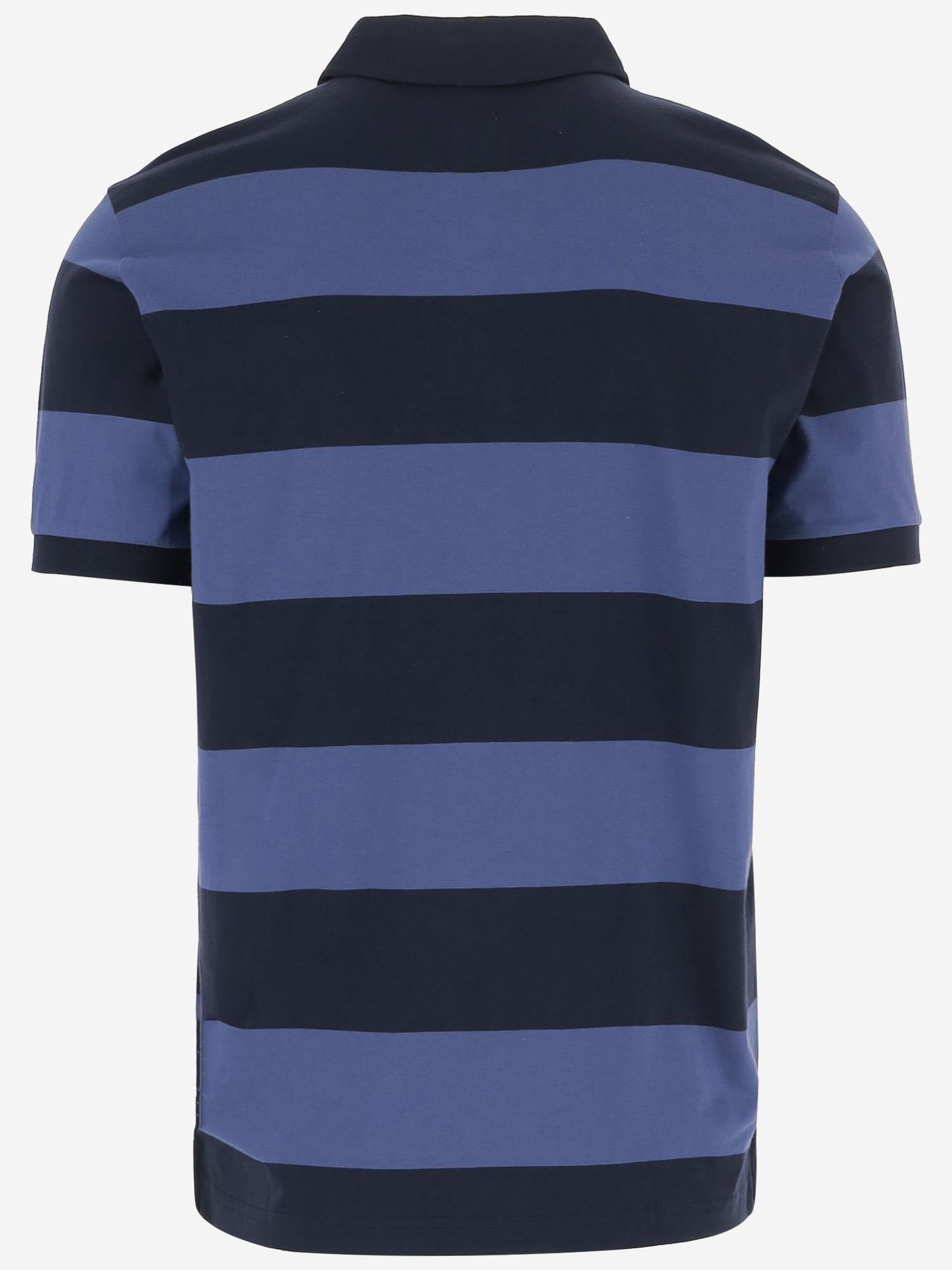 POLO IN COTONE A RIGHE CON LOGO EM004819 AF23154MB600 EMPORIO ARMANI 