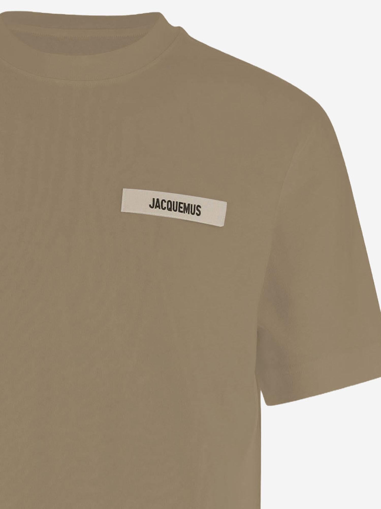 T-SHIRT IN COTONE CON LOGO TSM00133AJ00226 180 JACQUEMUS 