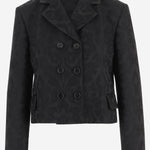 Giacca doppiopetto in misto lana CH25WVE70308 001 CHLOE 